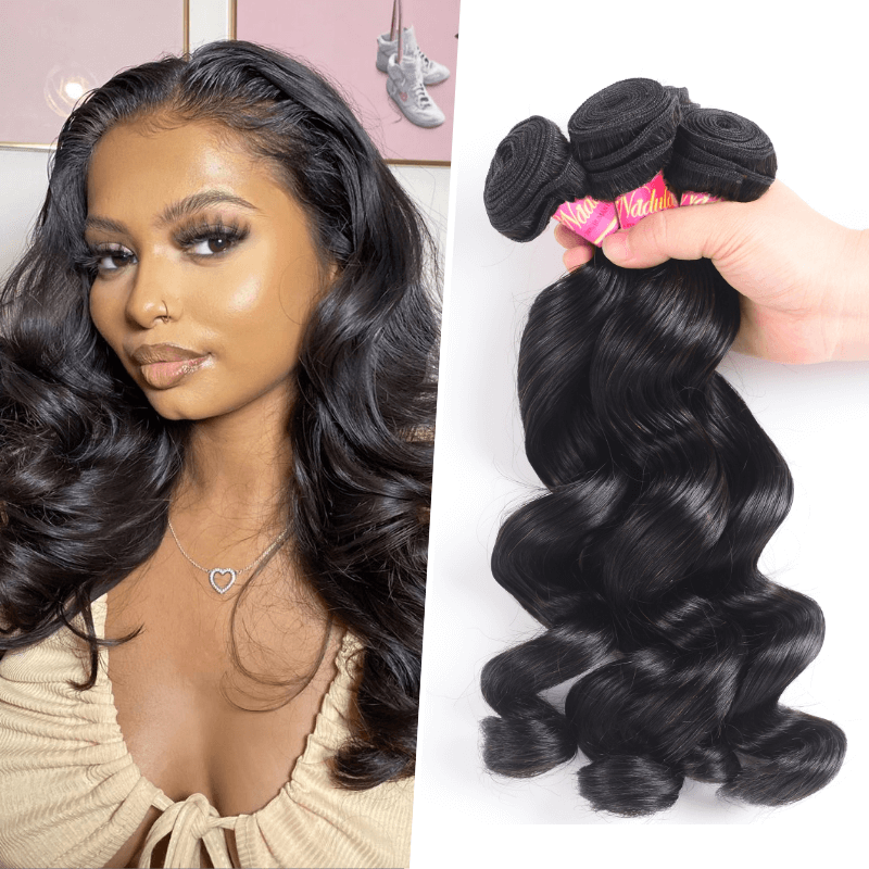 Glueless 13x4 Lace Front Wigs Brazilian Human Virgin Hair Loose Wave Wig  with Natural Hairline – Lemoda Hair
