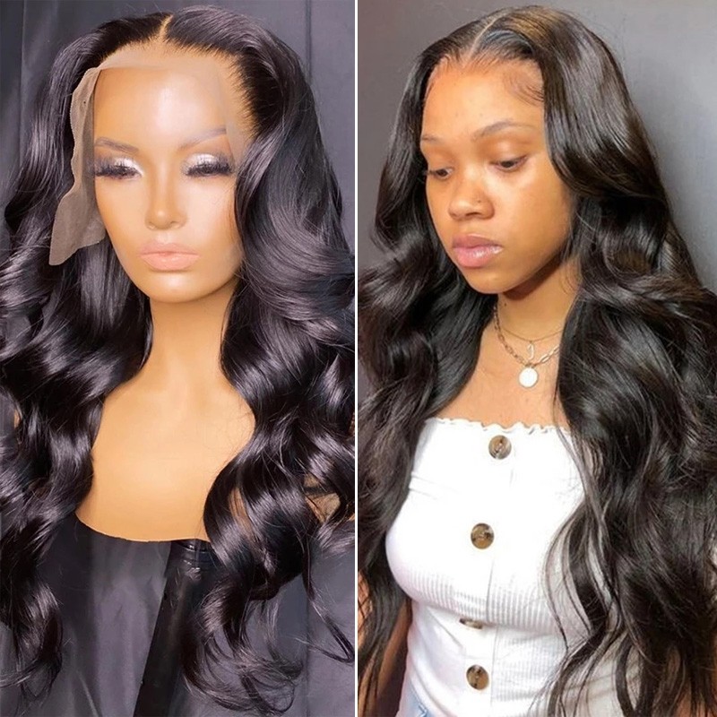 Nadula Lace Front Human Hair Wigs With Baby Hair Body Wave Body Wave 