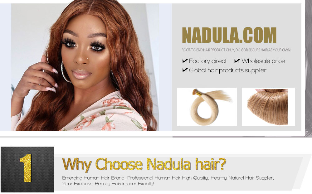 Nadula 100g/pack I-Tip Hair Extensions Best Keratin Tip Virgin Hair  Extensions | Nadula