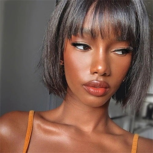 How To Choose The Best Hairstyle For Black Women With Round Faces?-Blog - |  Nadula