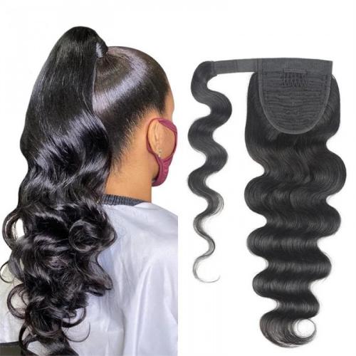 body wave weave ponytail