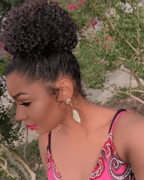 Two MESSY TOP KNOT BUNS fypシ curlyhair naturalhair naturalhairti   Natural Hair Styles  1741K Views  TikTok